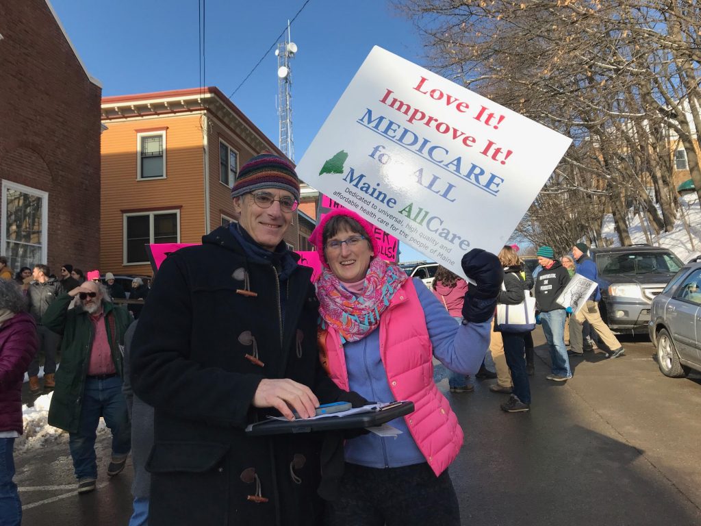 Maine AllCare at the Bangor Women's March Maine AllCare