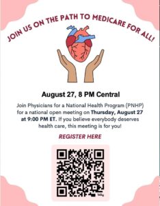 Information and QR code to register